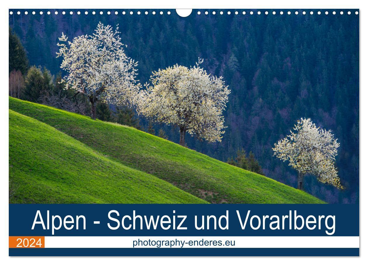 Cover: 9783675937949 | Alpen - Schweiz und Vorarlberg (Wandkalender 2024 DIN A3 quer),...