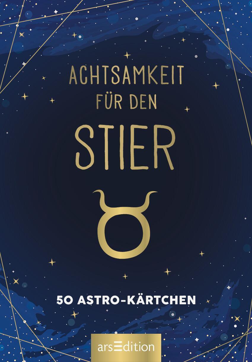 Bild: 9783845849676 | Achtsamkeit für den Stier | 50 Astro-Kärtchen | Taschenbuch | 51 S.