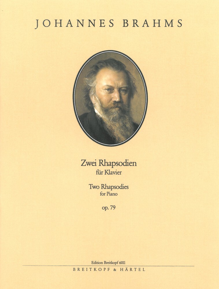 Cover: 9790004165546 | Zwei Rhapsodien op. 79 | Johannes Brahms | Breitkopf Urtext Edition