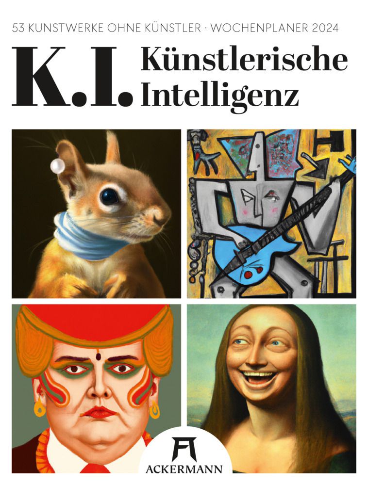 Cover: 9783838434285 | K.I. - Künstlerische Intelligenz - DALL-E - Wochenplaner Kalender 2024