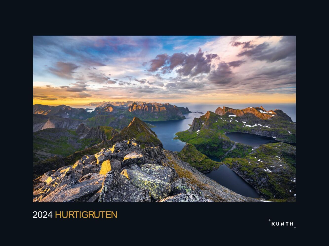 Cover: 9783965912601 | Hurtigruten - KUNTH Wandkalender 2024 | Kalender | 14 S. | Deutsch