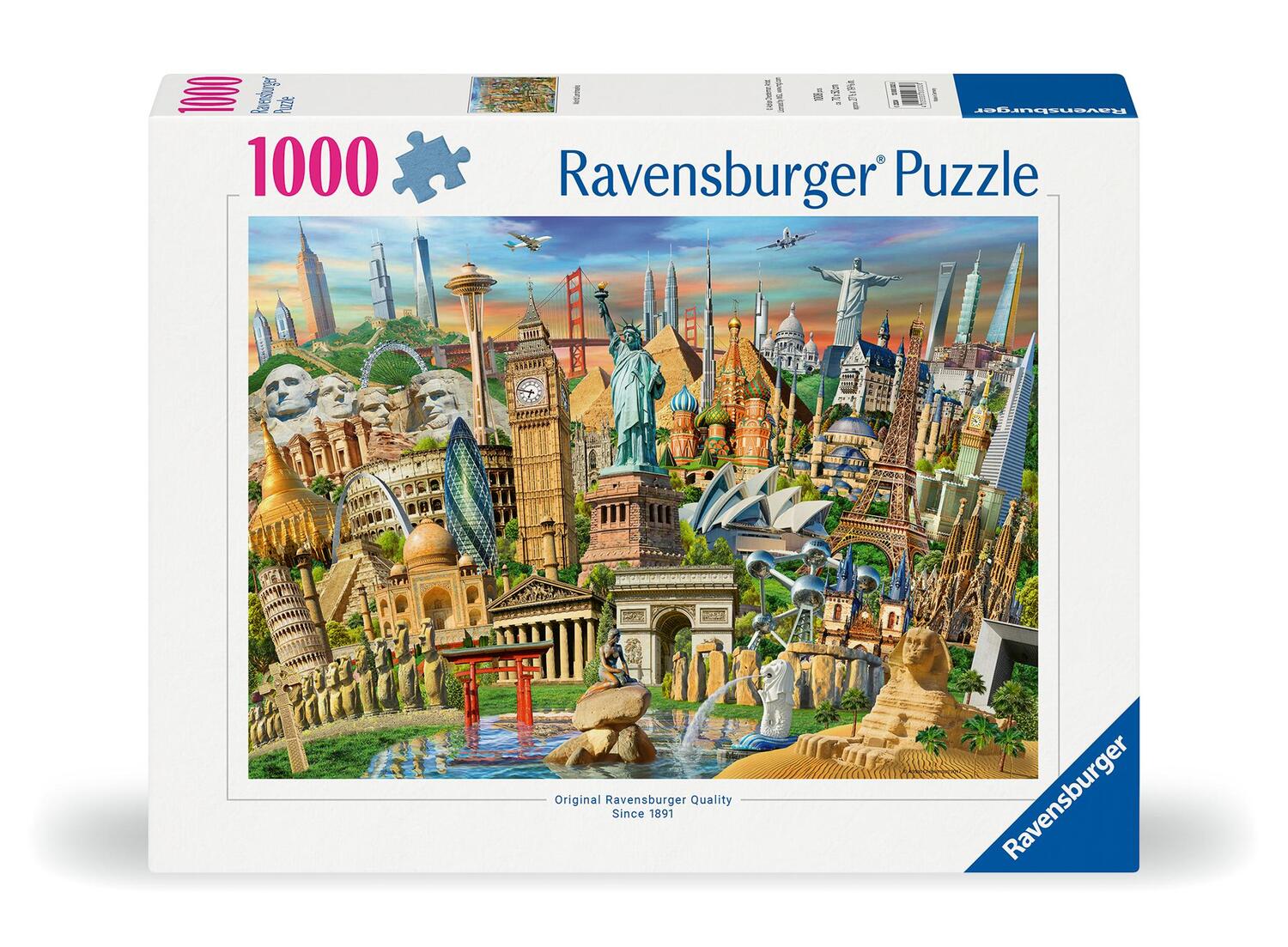 Cover: 4005555003328 | Ravensburger Puzzle 12000332 - Sehenswürdigkeiten weltweit - 1000...