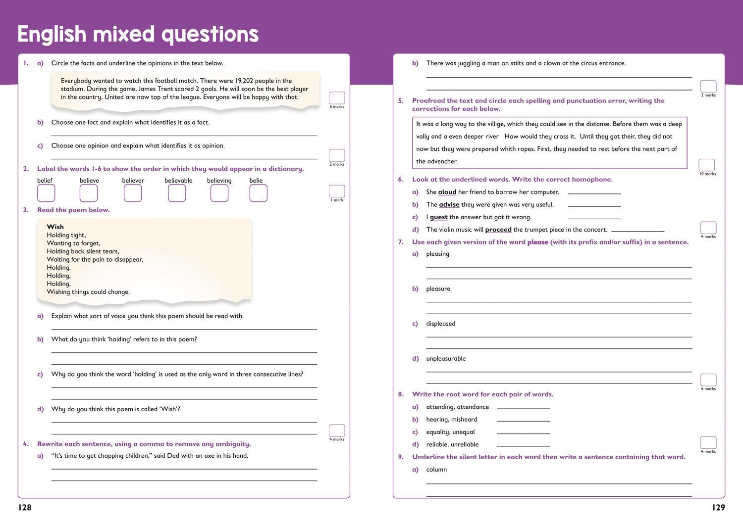 Bild: 9780008398811 | Year 5 Maths and English KS2 Targeted Study &amp; Practice Book | Ks2