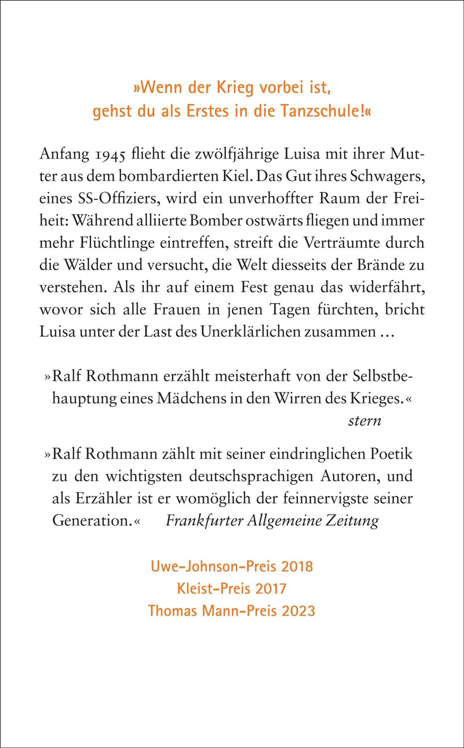 Rückseite: 9783518469590 | Der Gott jenes Sommers | Roman | Ralf Rothmann | Taschenbuch | 254 S.