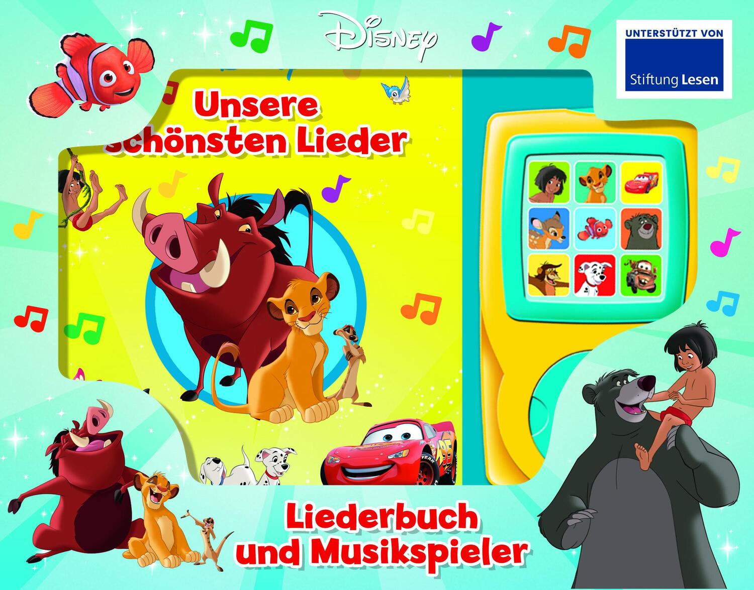 Cover: 9781503769366 | Disney - Unsere schönsten Lieder - Liederbuch und Musikspieler mit...