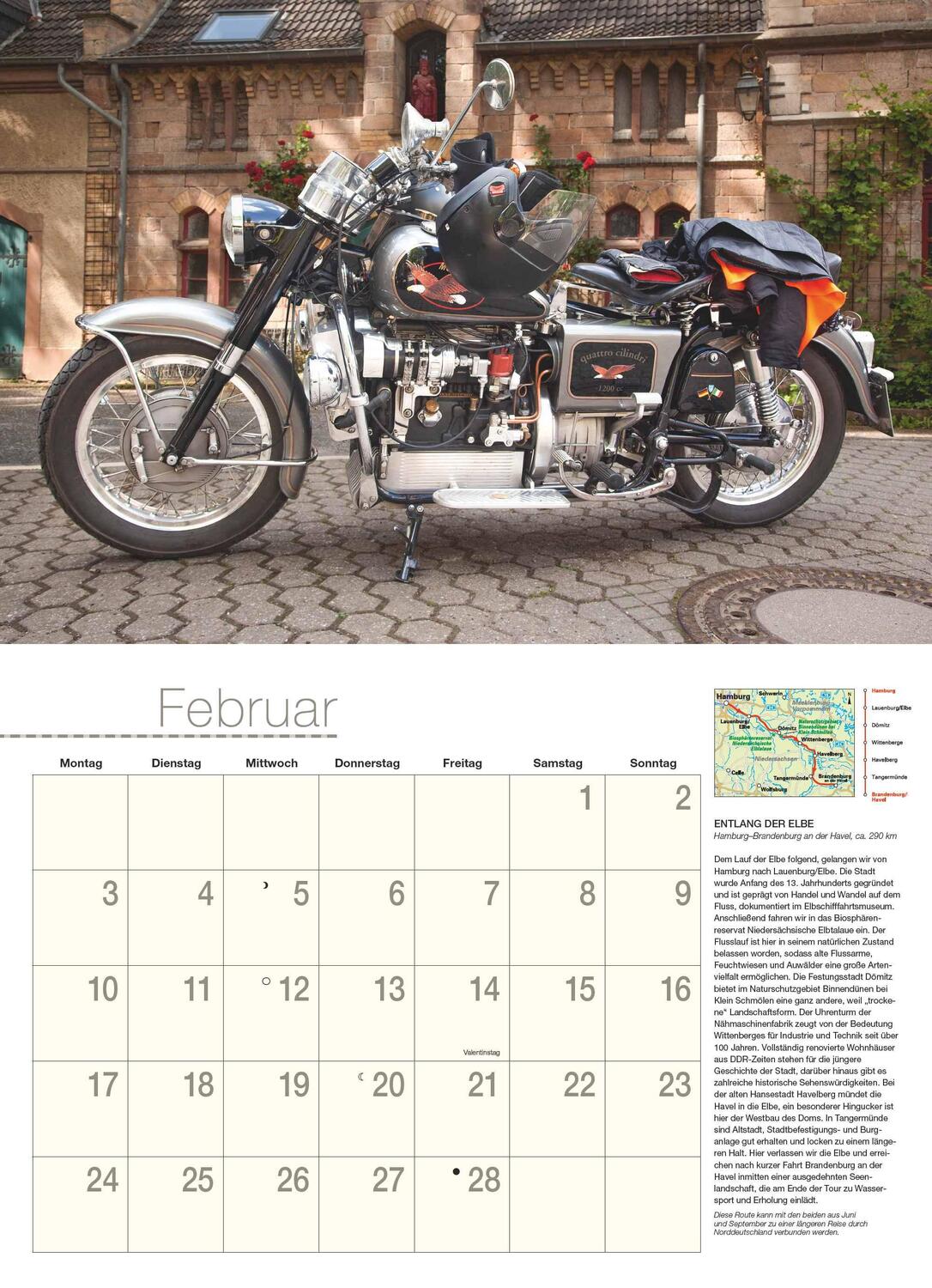 Bild: 4250809652863 | Motorräder &amp; Routen 2025 - Broschürenkalender - mit...
