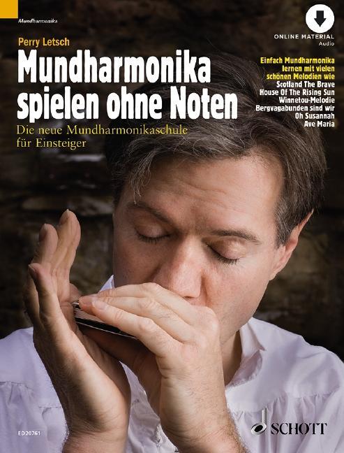 Cover: 9783795759766 | Mundharmonika spielen ohne Noten | Perry Letsch | Broschüre | 80 S.