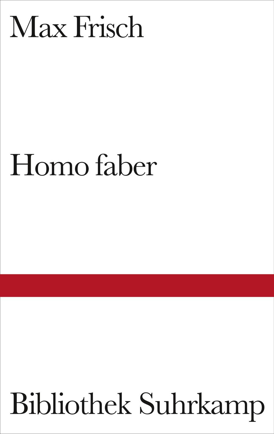 Cover: 9783518010877 | Homo faber | Ein Bericht | Max Frisch | Buch | Bibliothek Suhrkamp