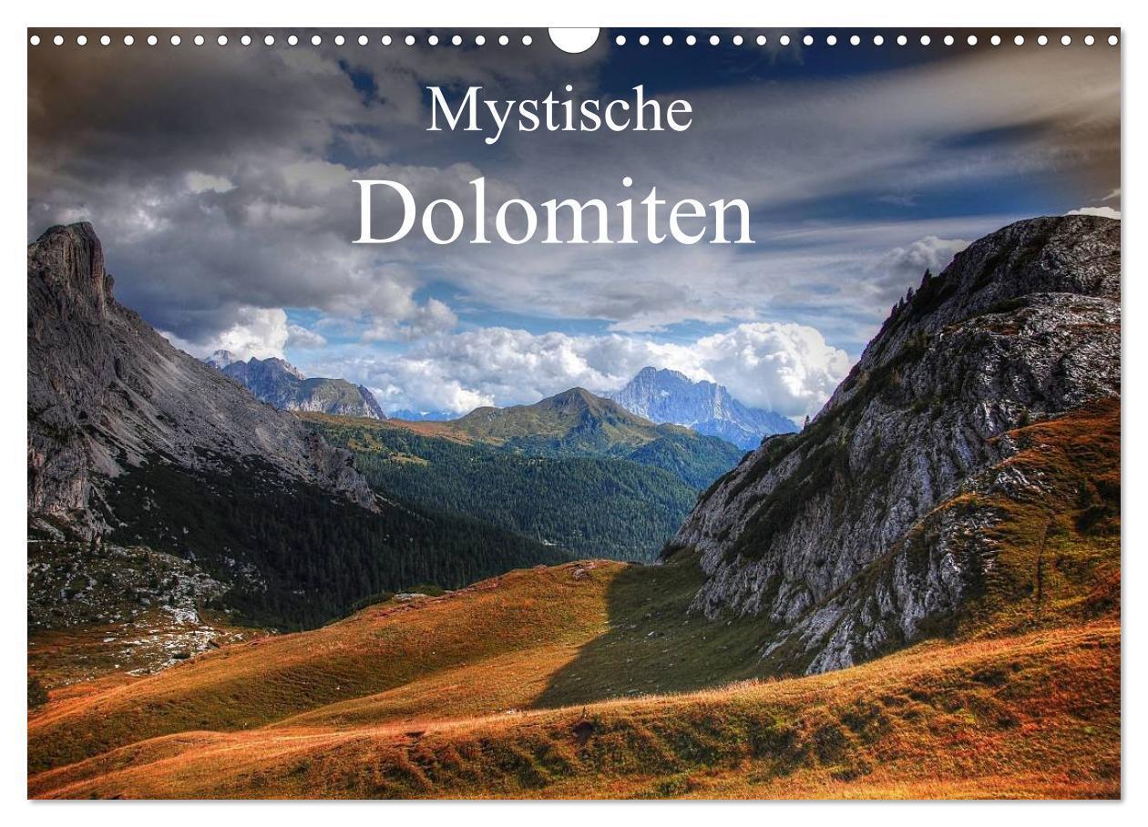 Cover: 9783435808410 | Mystische Dolomiten (Wandkalender 2025 DIN A3 quer), CALVENDO...