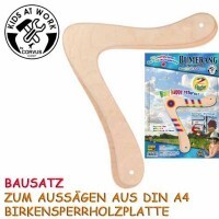 Cover: 4047542605276 | Corvus A600527 - Kids at Work, Bumerang 2-Flügler, Holz, Bausatz...