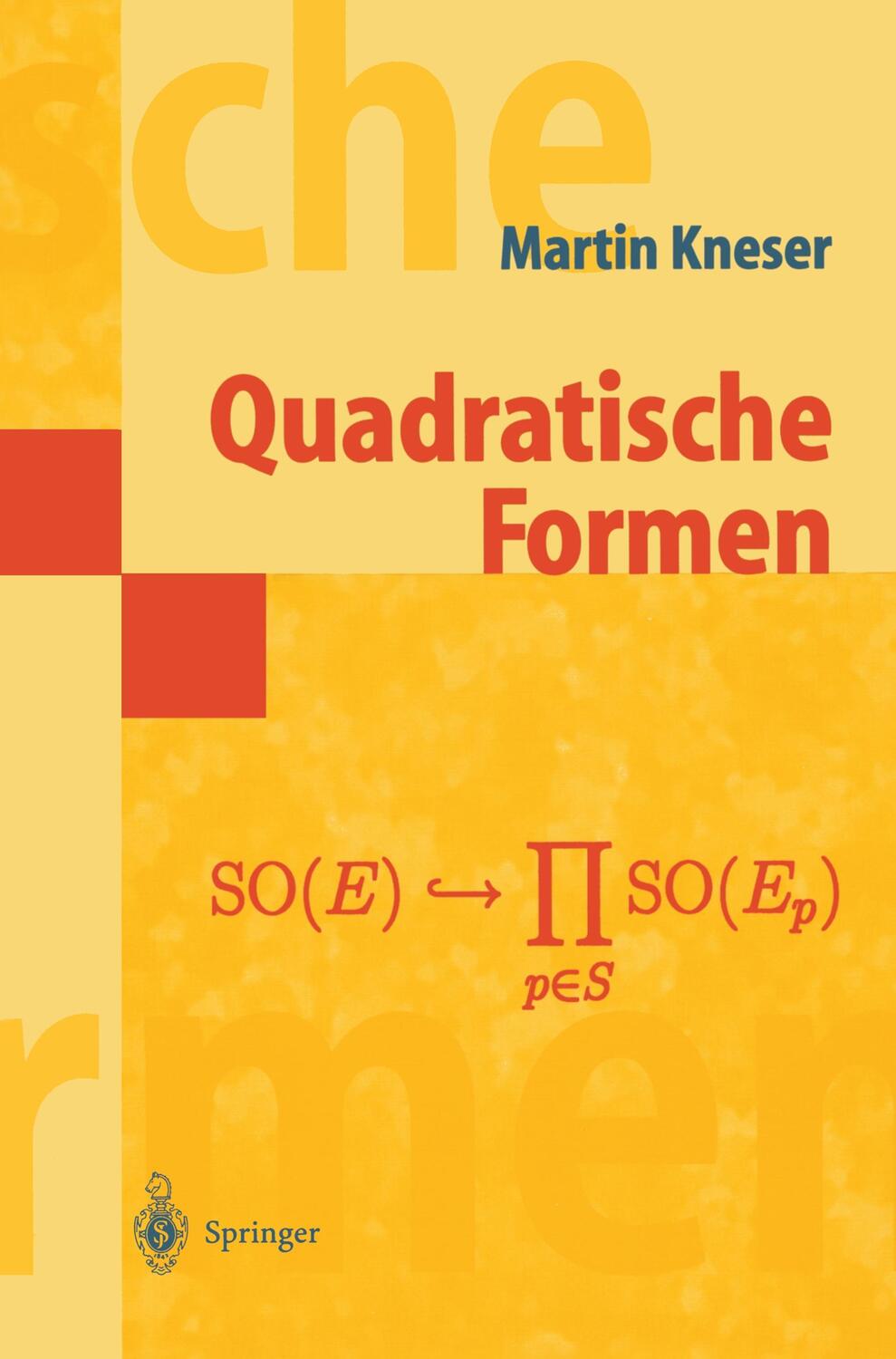 Cover: 9783540646501 | Quadratische Formen | Martin Kneser | Taschenbuch | Masterclass | 2002