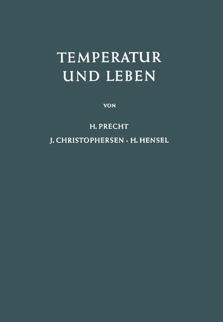 Cover: 9783642883781 | Temperatur und Leben | H. Precht (u. a.) | Taschenbuch | Paperback