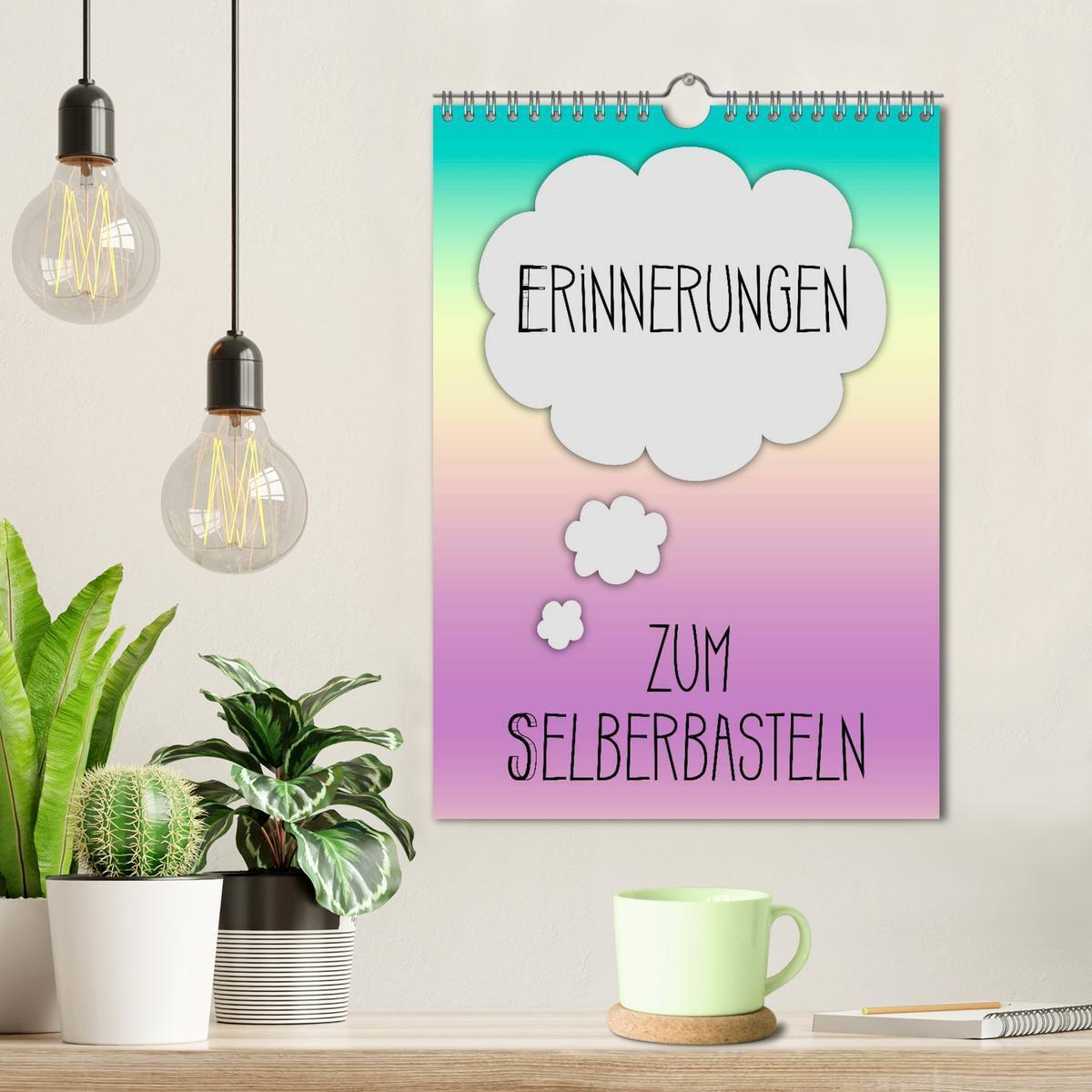 Bild: 9783457032251 | ERINNERUNGEN Zum Selberbasteln (Wandkalender 2025 DIN A4 hoch),...