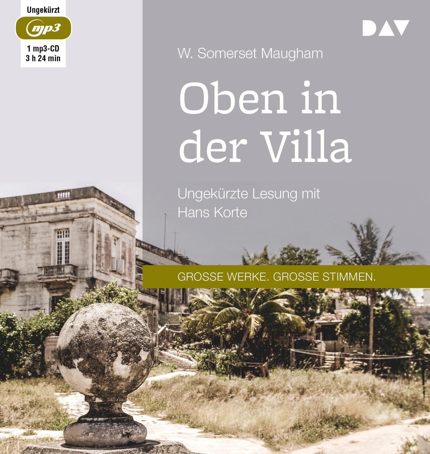 Cover: 9783742411006 | Oben in der Villa | Ungekürzte Lesung mit Hans Korte (1 mp3-CD) | MP3