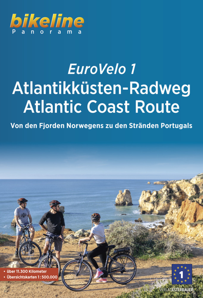 Cover: 9783850009270 | Eurovelo 1 - Atlantikküsten-Radweg Atlantic Coast Route | Verlag
