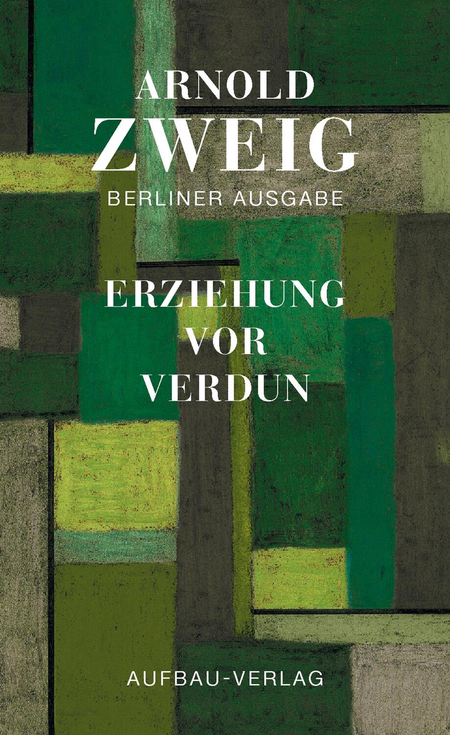 Cover: 9783351034054 | Erziehung vor Verdun | Arnold Zweig | Buch | Deutsch | 2001 | Aufbau