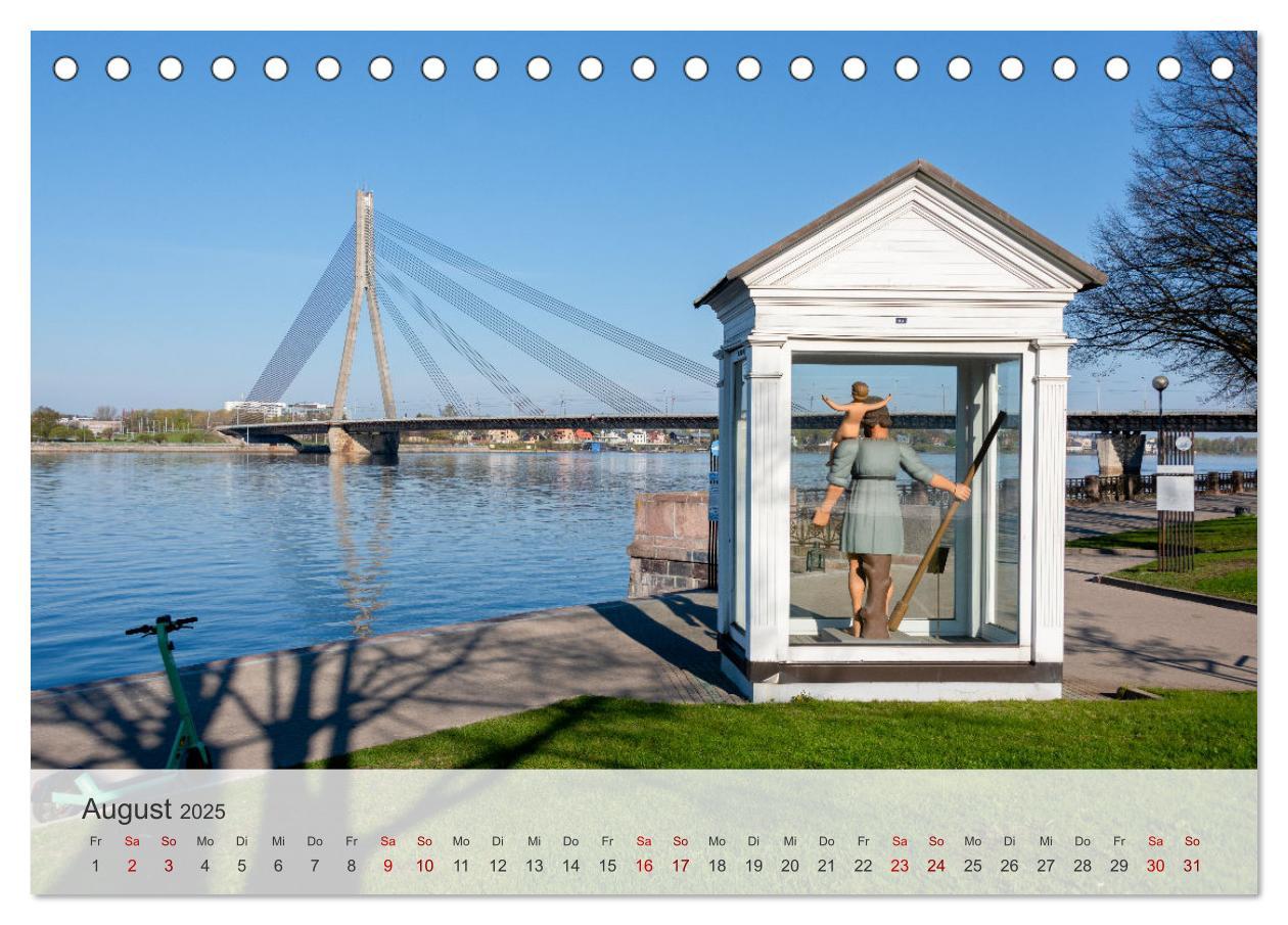 Bild: 9783435833399 | Riga - Paris des Ostens (Tischkalender 2025 DIN A5 quer), CALVENDO...