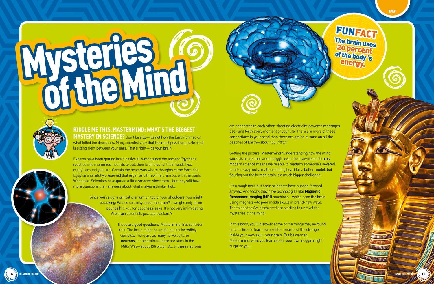 Bild: 9781426324239 | Brain Bogglers: Over 100 Games and Puzzles to Reveal the Mysteries...