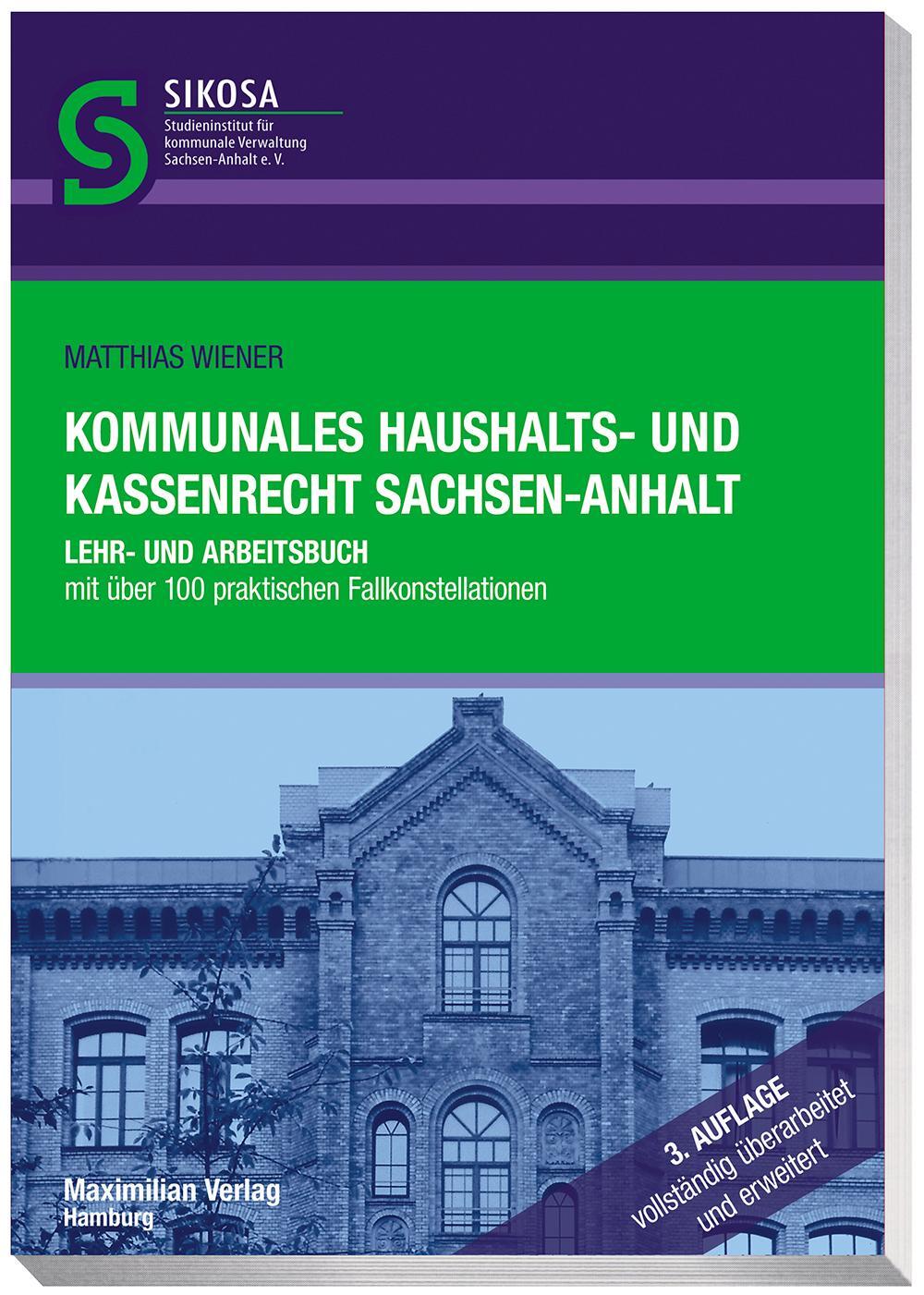 Cover: 9783786912910 | Kommunales Haushalts- und Kassenrecht Sachsen-Anhalt | Matthias Wiener