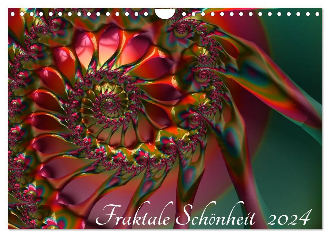Cover: 9783675900943 | Fraktale Schönheit 2024 (Wandkalender 2024 DIN A4 quer), CALVENDO...