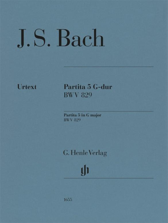 Cover: 9790201816555 | Johann Sebastian Bach - Partita Nr. 5 G-dur BWV 829 | Scheideler