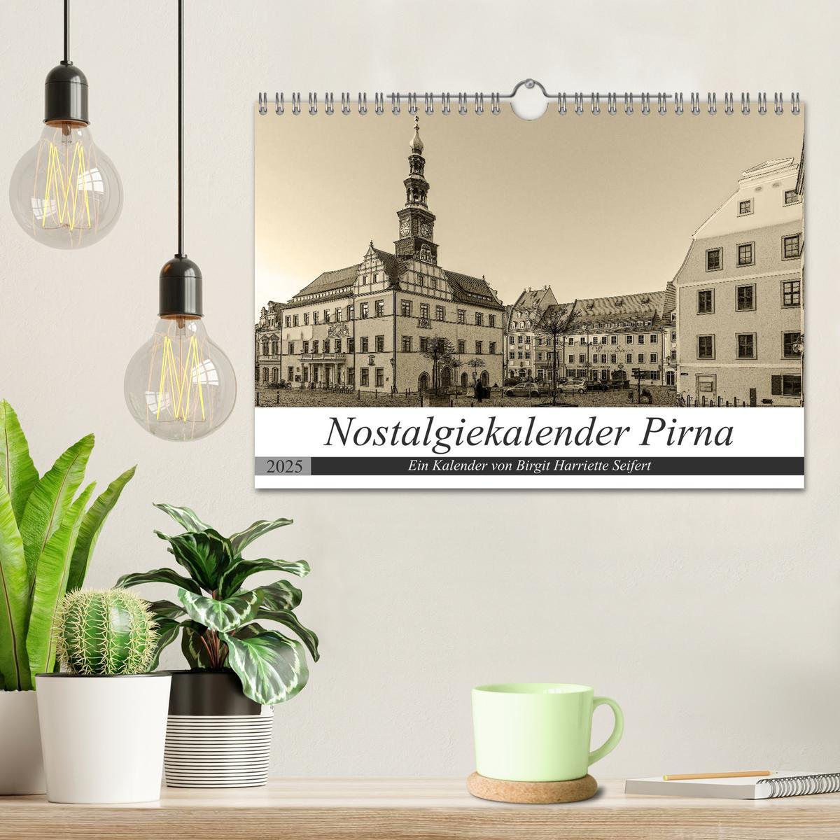 Bild: 9783435244843 | Nostalgiekalender Pirna (Wandkalender 2025 DIN A4 quer), CALVENDO...