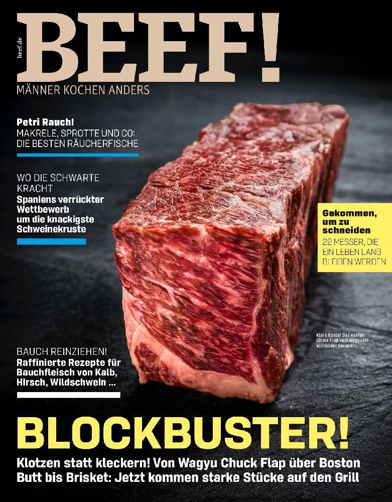 Cover: 9783517102535 | BEEF! Nr. 74 (2/2023) | Männer kochen anders | GmbH | Taschenbuch