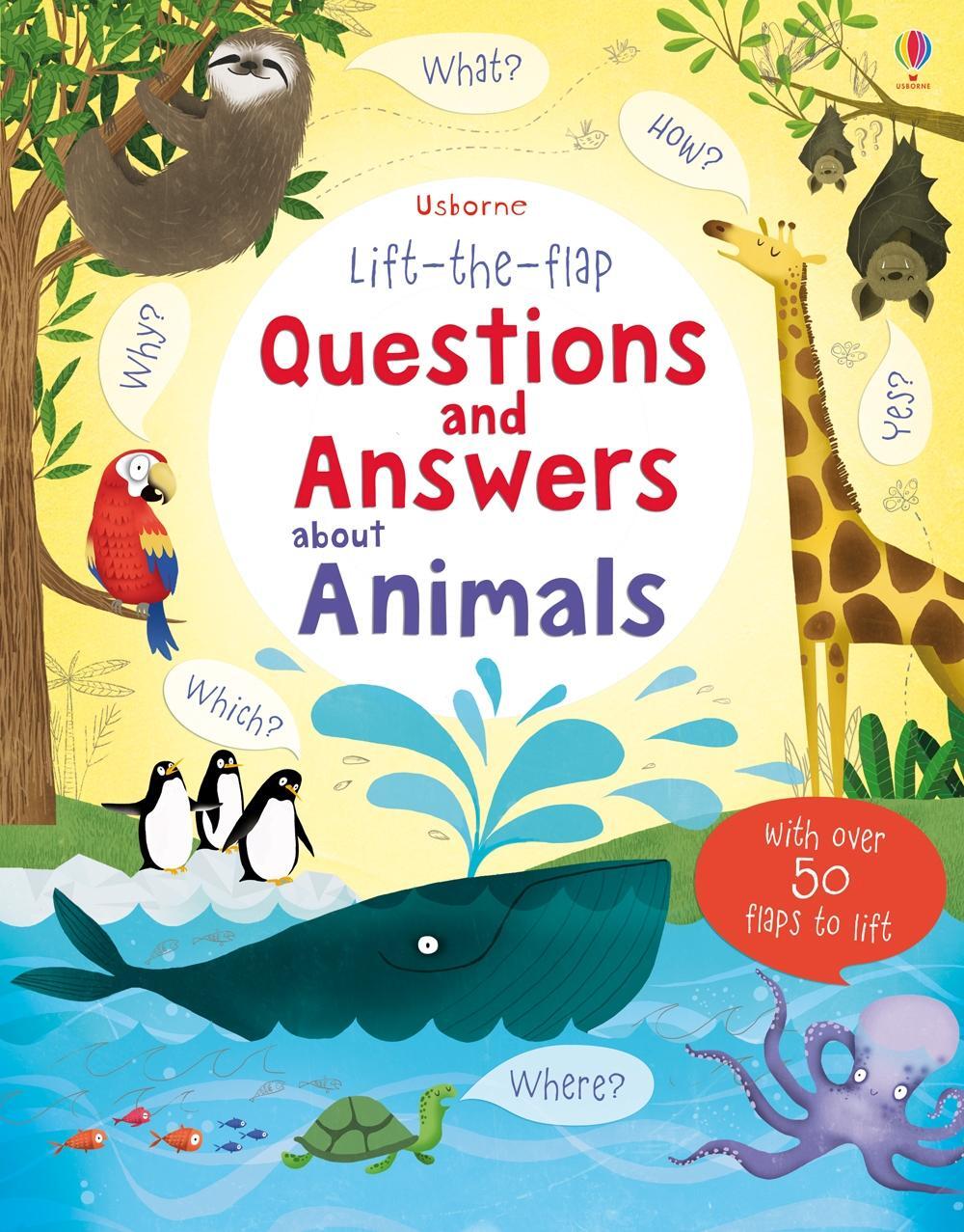 Cover: 9781409562115 | Lift-the-flap Questions and Answers about Animals | Katie Daynes
