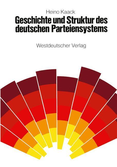Cover: 9783531110592 | Geschichte und Struktur des deutschen Parteiensystems | Heino Kaack