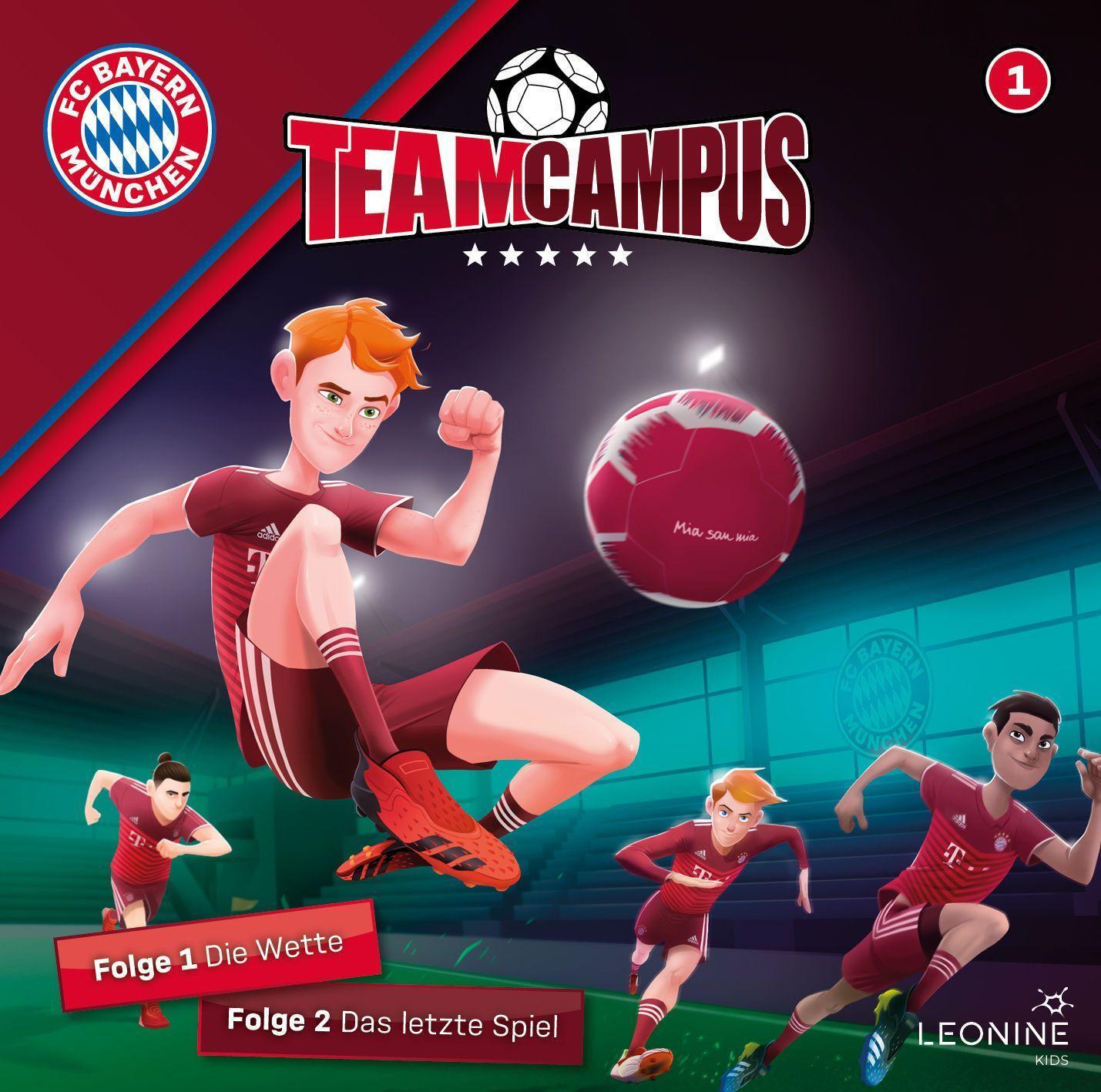 Cover: 4061229236126 | FC Bayern Team Campus (Fußball) (CD 1) | Die Wette / Das letzte Spiel