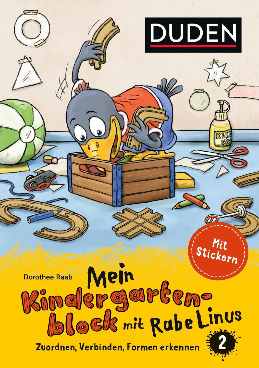 Cover: 9783411872329 | Mein Kindergartenblock mit Rabe Linus 2 | Dorothee Raab | Taschenbuch