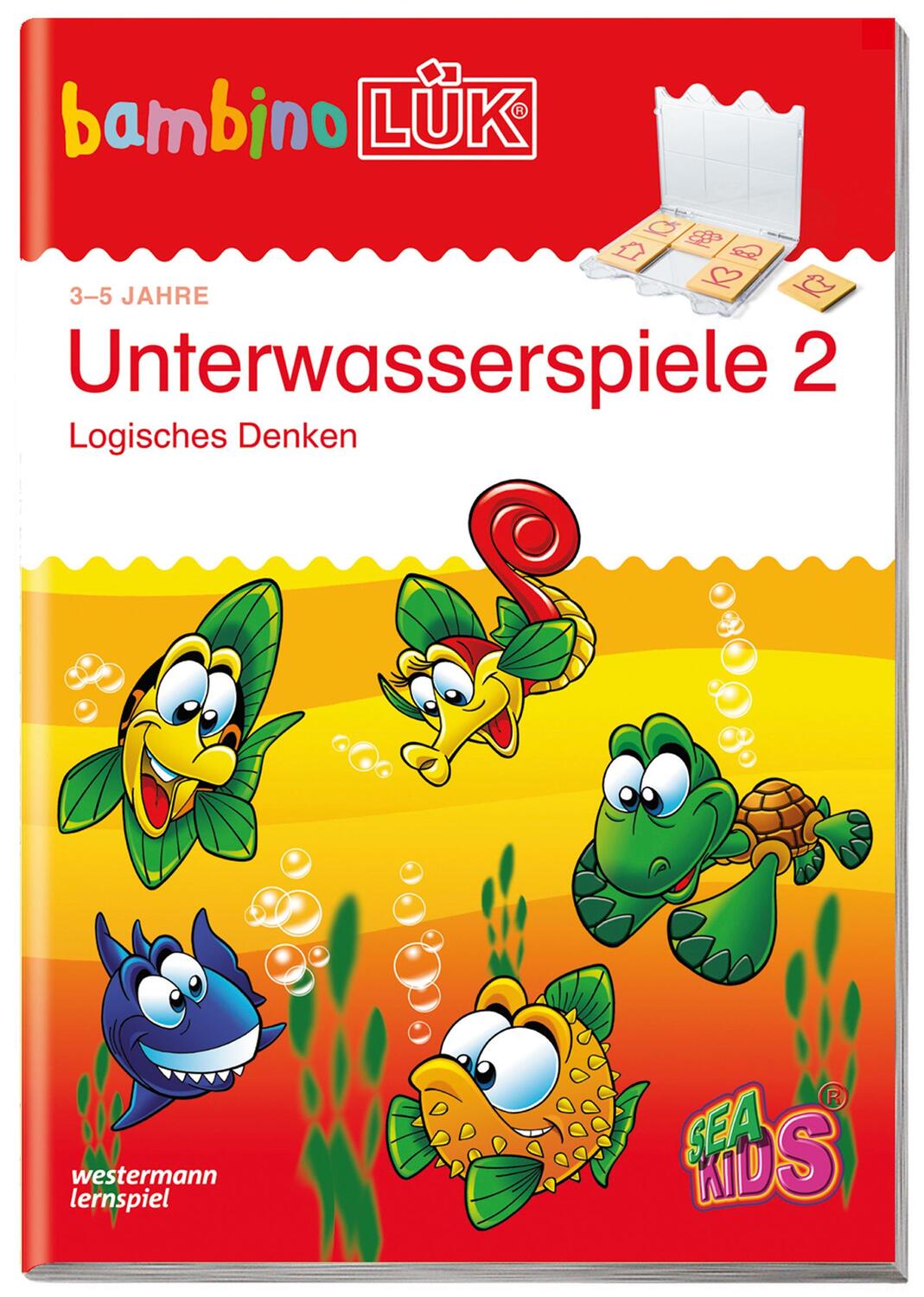 Cover: 9783837775136 | bambinoLÜK: Unterwasserspiele 2 | 3/4/5 Jahre | Broschüre | Deutsch