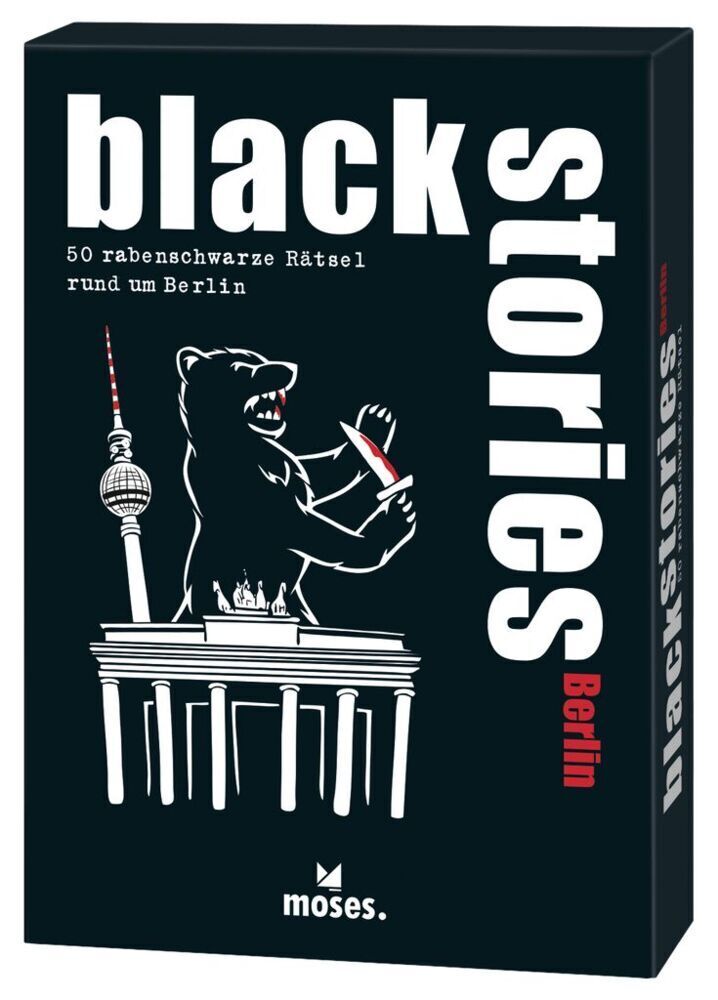 Cover: 9783964550668 | black stories - Berlin | 50 rabenschwarze Rätsel rund um Berlin | Buch