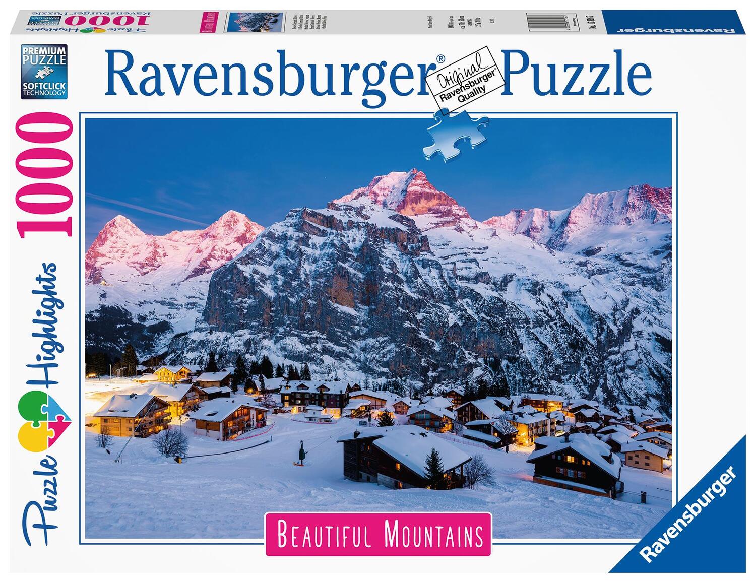 Cover: 4005556173167 | Ravensburger Puzzle - Berner Oberland, Mürren - 1000 Teile Puzzle,...
