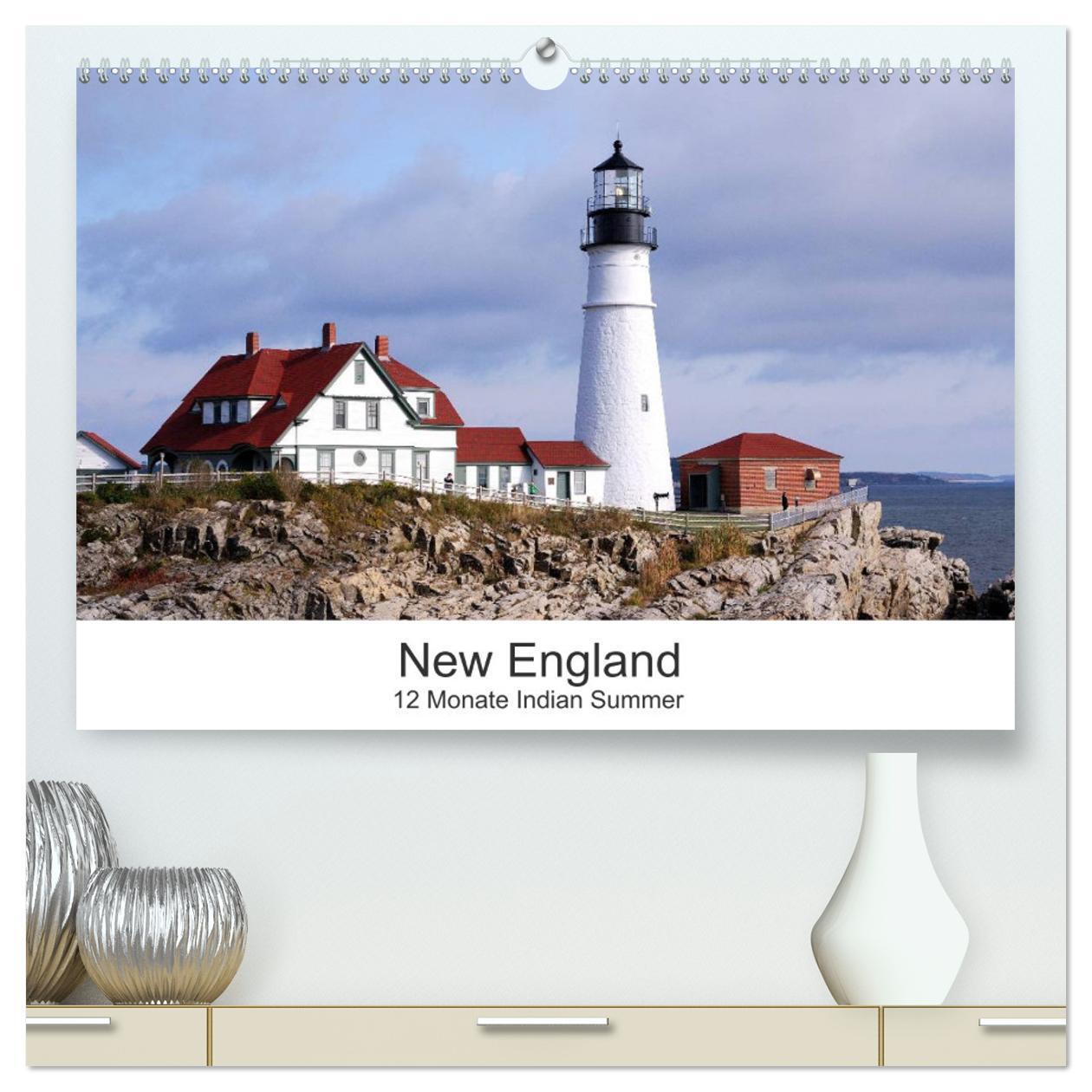 Cover: 9783383338441 | New England - 12 Monate Indian Summer (hochwertiger Premium...
