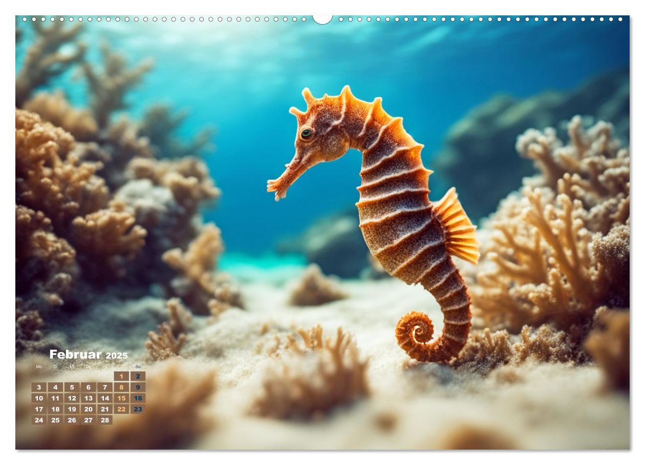 Bild: 9783383797859 | Tief unten im Meer Unterwasser Fantasy (Wandkalender 2025 DIN A2...