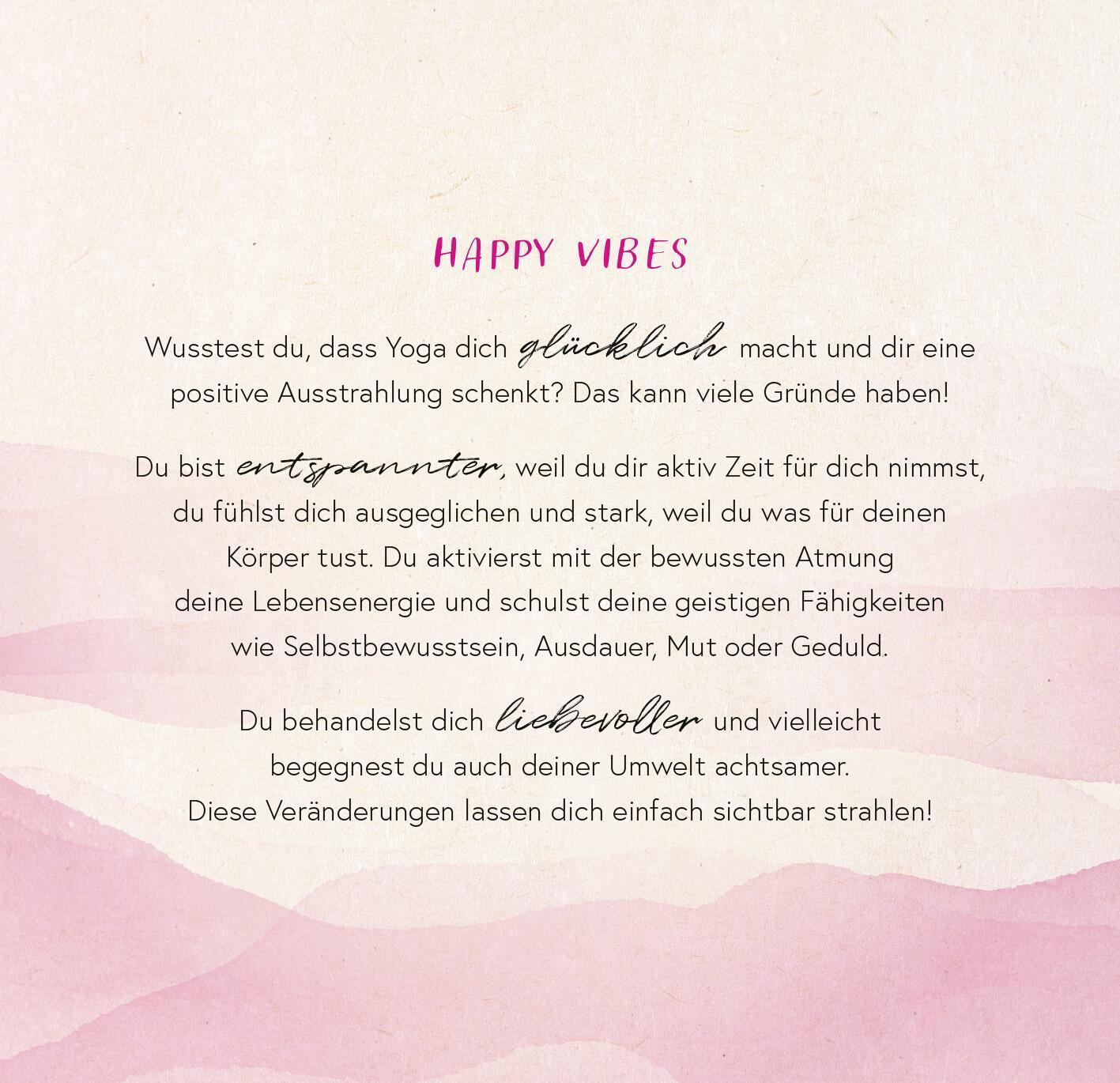 Bild: 9783845849522 | Hier. Heute. Jetzt. | Wie Yoga dein Leben bereichert | Taschenbuch