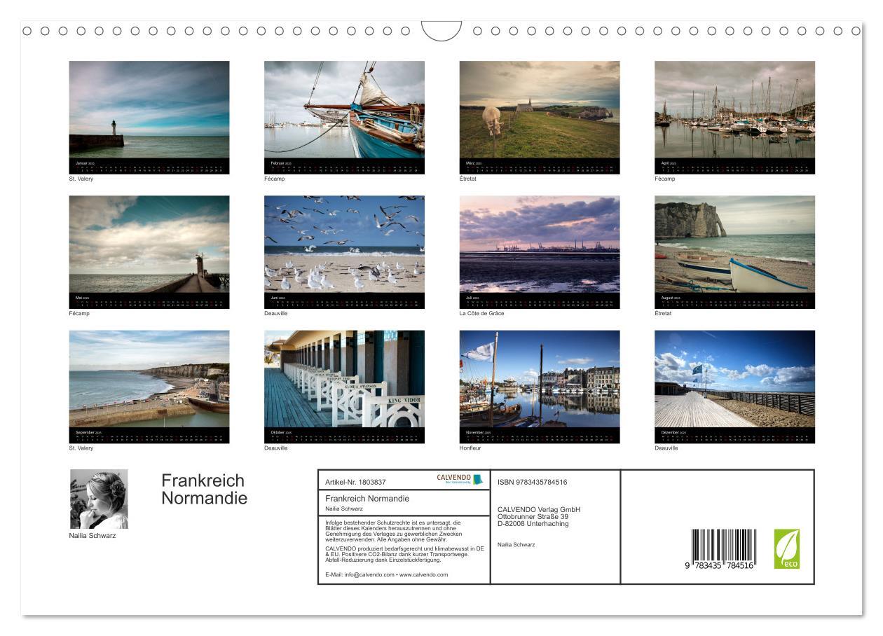 Bild: 9783435784516 | Frankreich Normandie (Wandkalender 2025 DIN A3 quer), CALVENDO...