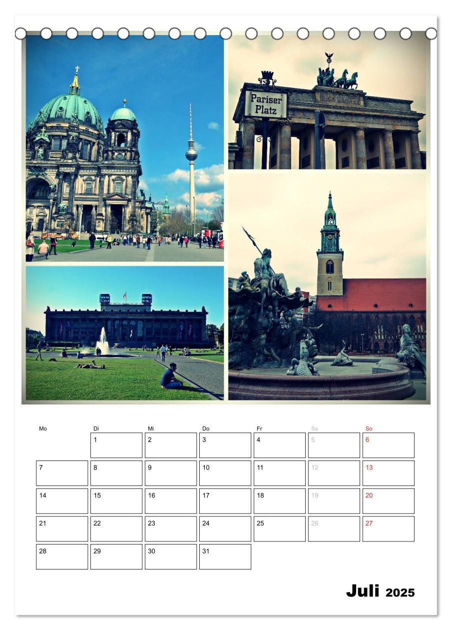 Bild: 9783457065389 | BERLIN / Planer (Tischkalender 2025 DIN A5 hoch), CALVENDO...