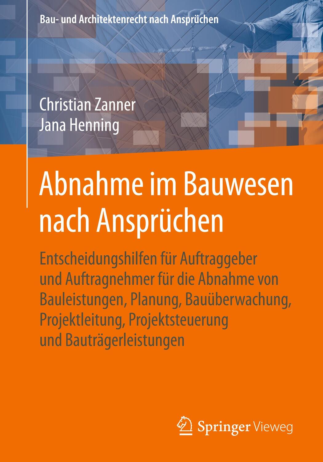 Cover: 9783658100001 | Abnahme im Bauwesen nach Ansprüchen | Jana Henning (u. a.) | Buch | x