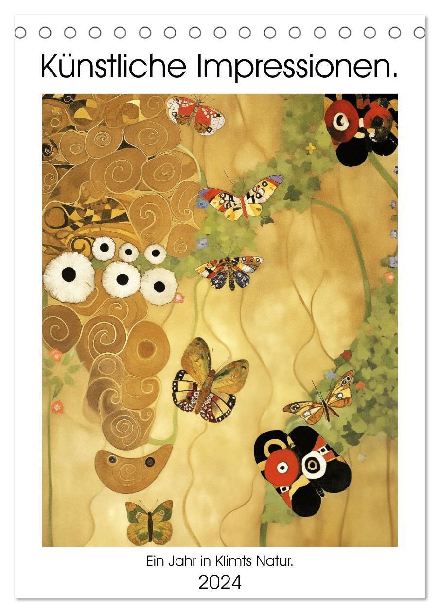 Cover: 9783383756153 | Künstliche Impressionen. Ein Jahr in Klimts Natur. (Tischkalender...