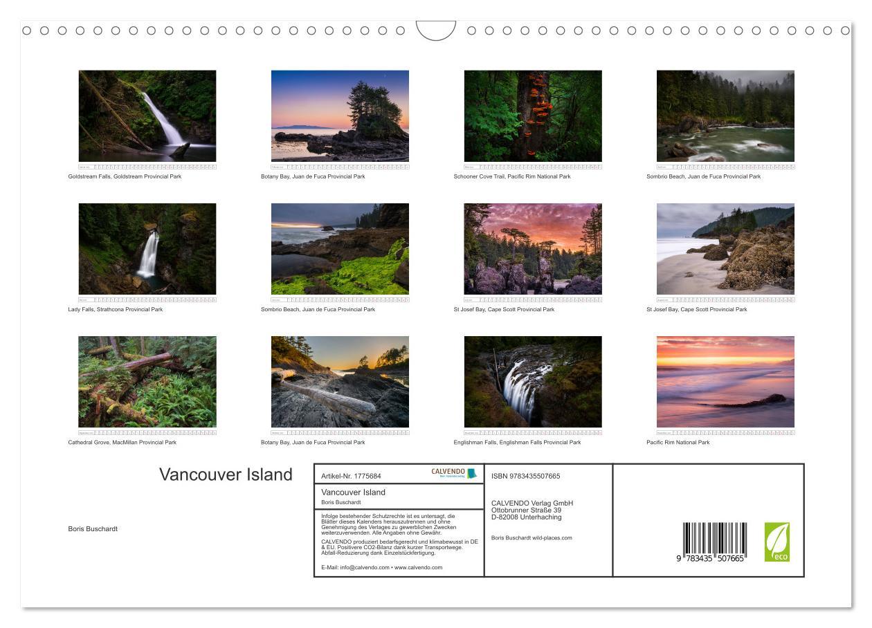 Bild: 9783435507665 | Vancouver Island (Wandkalender 2025 DIN A3 quer), CALVENDO...