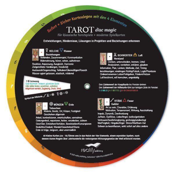 Cover: 9783906094038 | Tarot Disc Magic | Für klassische Tarotspiele + moderne Spielkarten