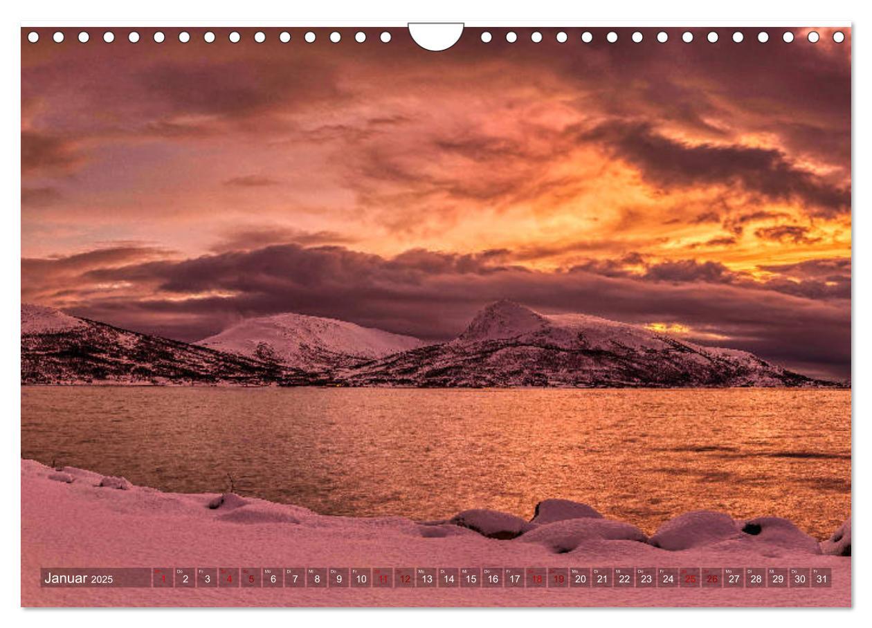 Bild: 9783435114290 | Polarnacht in Tromsø (Wandkalender 2025 DIN A4 quer), CALVENDO...