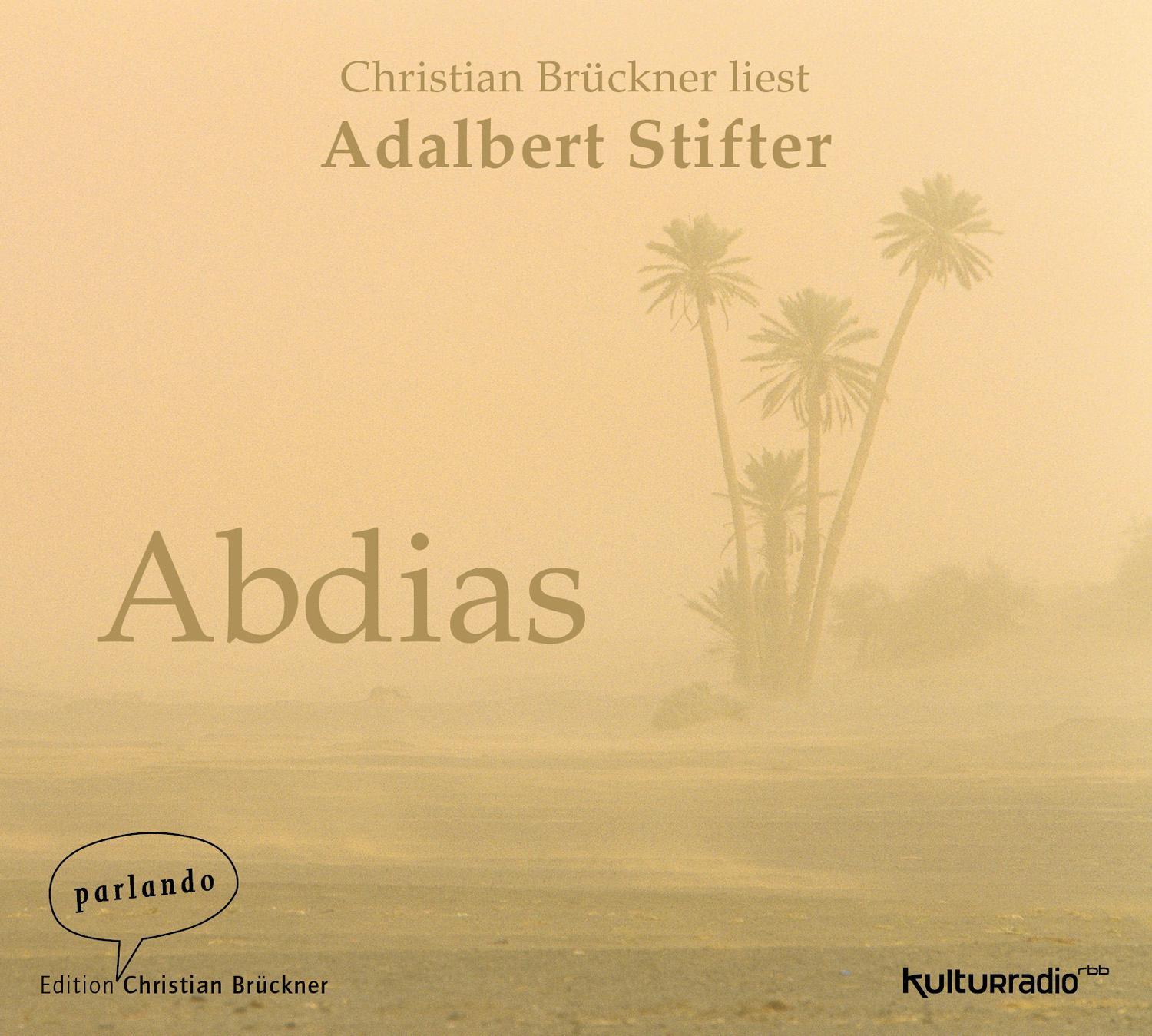 Cover: 9783941004870 | Abdias | Adalbert Stifter | Audio-CD | 3 Audio-CDs | Deutsch | 2016