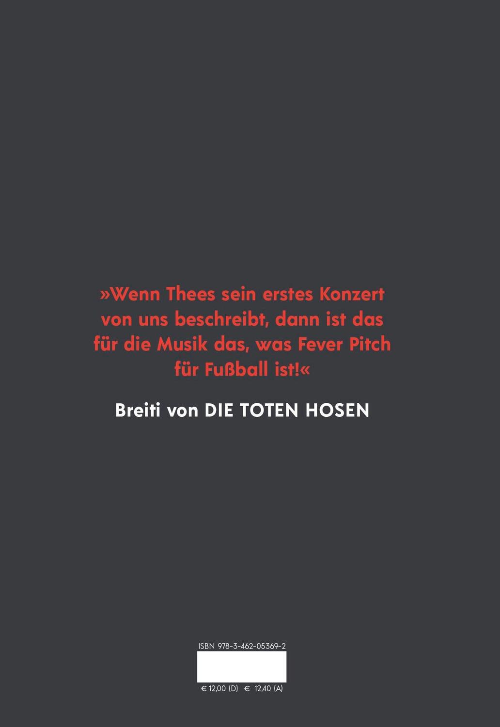 Rückseite: 9783462053692 | Thees Uhlmann über Die Toten Hosen | Thees Uhlmann | Buch | 177 S.