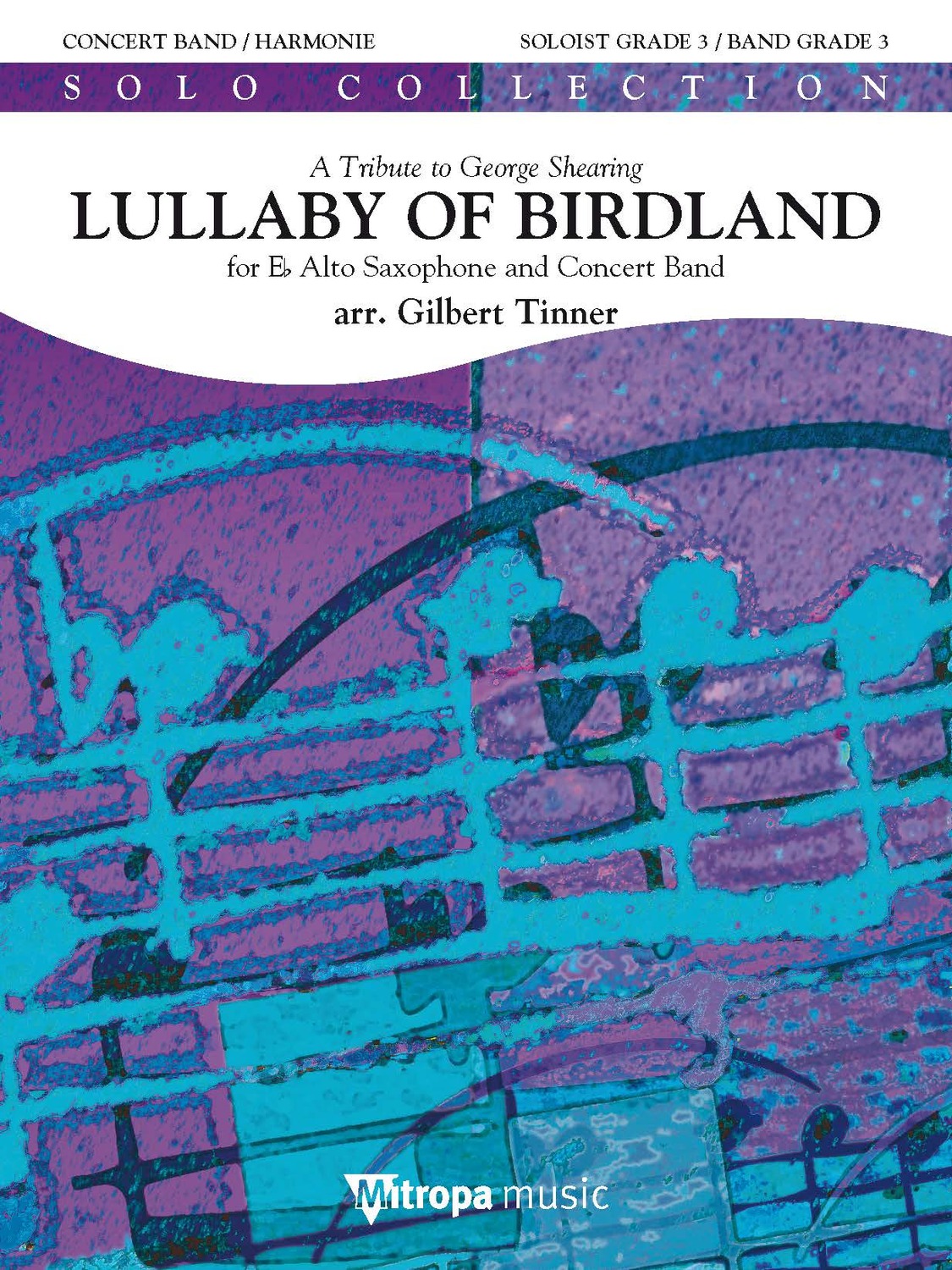 Cover: 9790035231869 | Lullaby of Birdland | for Eb Alto Saxophone and Concert Band