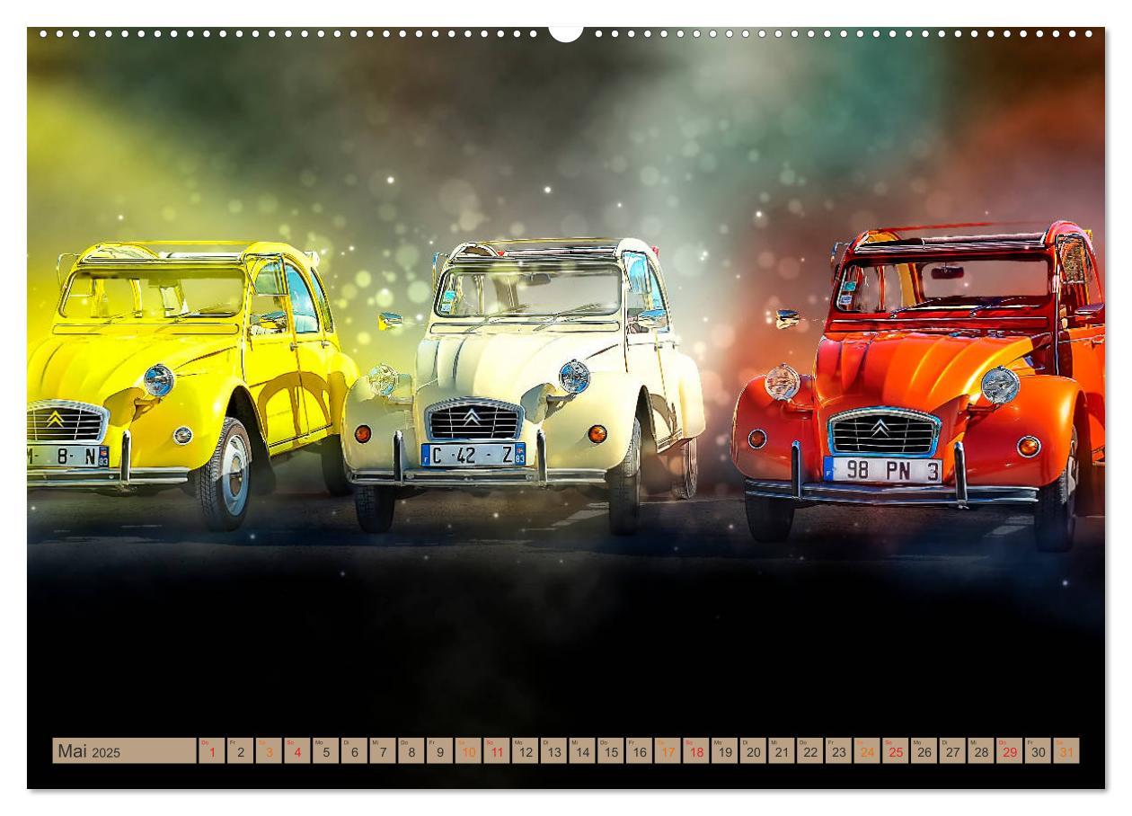 Bild: 9783435348640 | Die Ente - Citroën 2CV (Wandkalender 2025 DIN A2 quer), CALVENDO...