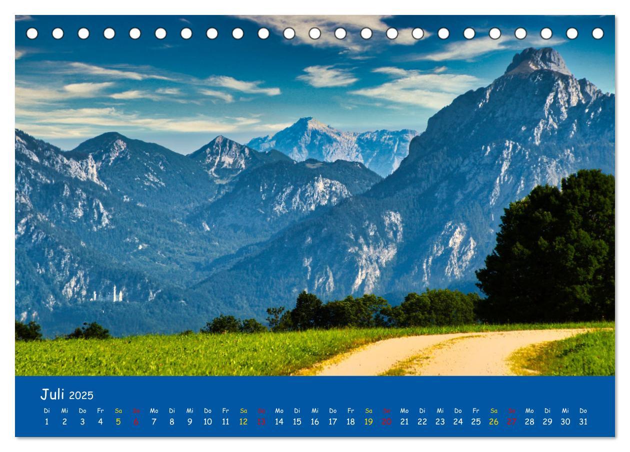 Bild: 9783435059744 | Allgäu Liebe (Tischkalender 2025 DIN A5 quer), CALVENDO Monatskalender