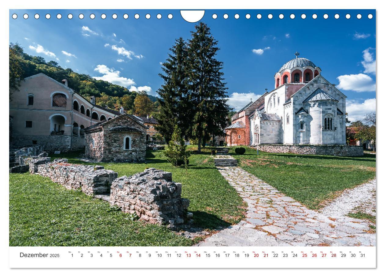 Bild: 9783435238385 | Serbien - Mosaikstein des Balkans (Wandkalender 2025 DIN A4 quer),...